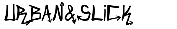 Urban&Slick font