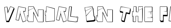 Vandal On The Fluid font