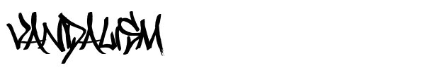 Vandalism font