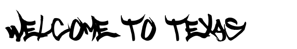 Welcome to Texas font