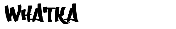 Whatka font