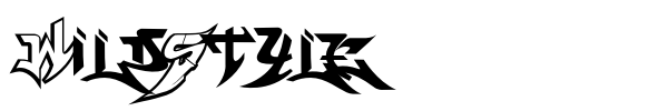 WildStyle font preview