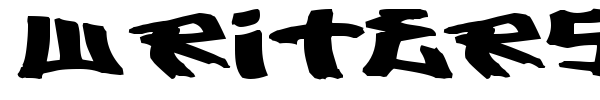 Writers 2 font