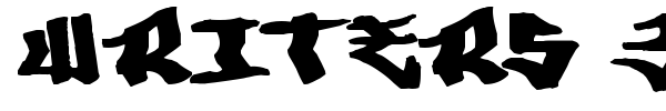 Writers 3 font