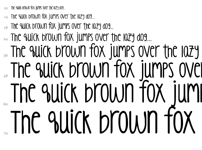 KG Luck of the Irish font waterfall