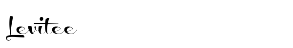 Levitee font