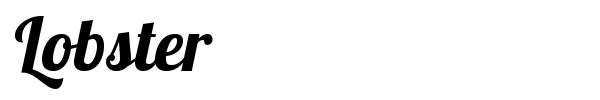 Lobster font