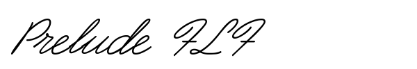 Prelude FLF font preview