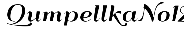 QumpellkaNo12 font