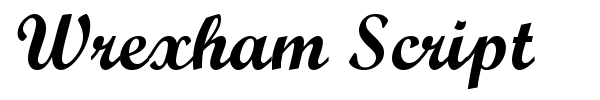 Wrexham Script font