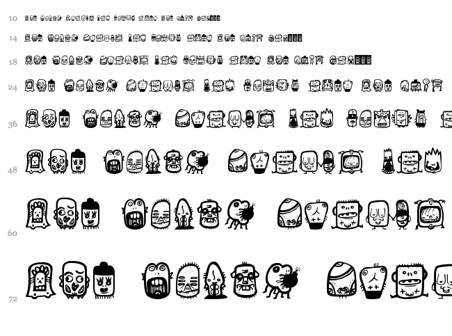 Alien dco 2 font waterfall