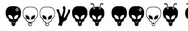 Aliens Bats St font