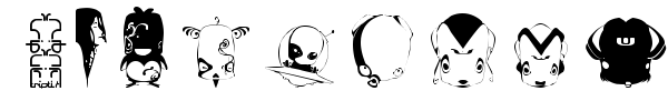 Pictoserie 1 font
