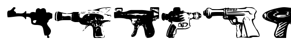 Rayguns font