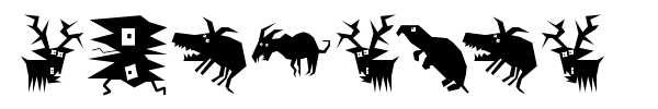 Animalia Scissored font