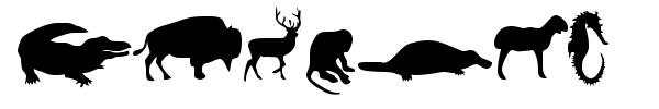 Animals font