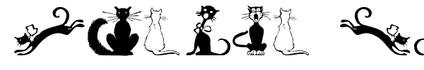Border Cats font