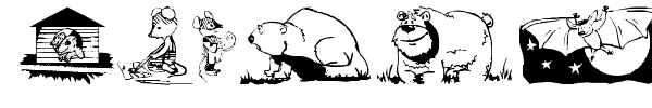 Children Animals Friends font