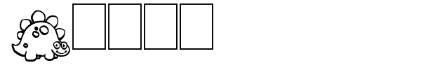 Dinoz font