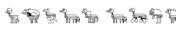 Freak Animals font