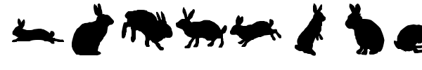 LP Rabbits 1 font