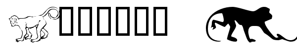Monkeys DC Primates font