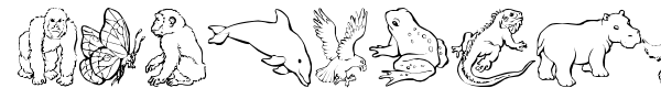 Nina's Animals font