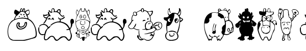 Sakabe Animal 03 font