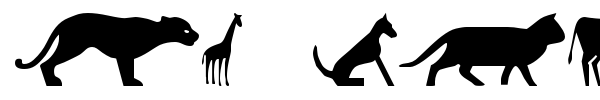 WM Animals 2 font