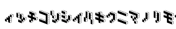 Demon Cubic Block NKP font preview