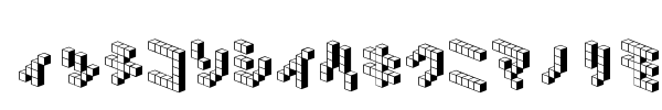 Demon Cubic Block NKP font preview