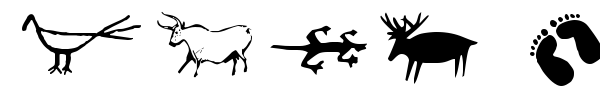 Cave Writings font
