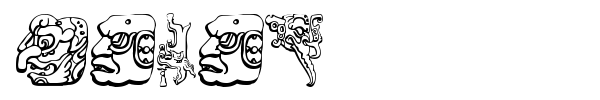 Mayan font