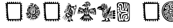 Mexican Ornaments font