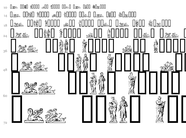 Statuer font waterfall