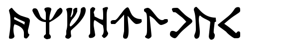 Angerthas font