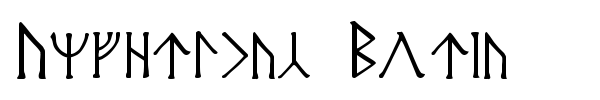 Angerthas Moria font
