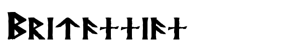 Britannian font