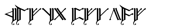 Cirth Erebor font preview
