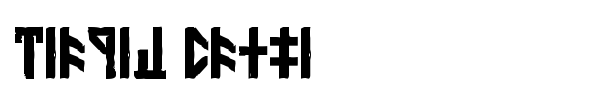 Dethek Stone font preview