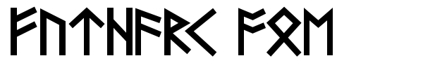 Futhark AOE font