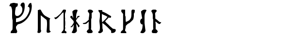 Futharken font