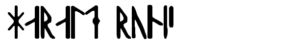 Harald Runic font