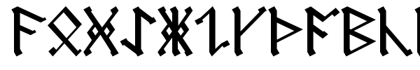 Germanic + Dwarf + AngloSaxon font preview