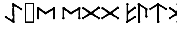 Ice Egg Futhark font