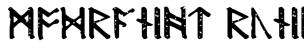 Modraniht Runic font
