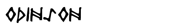 Odinson font
