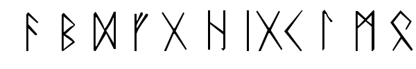 Rune font