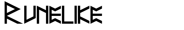 Runelike font preview