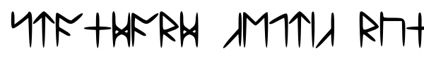 Standard Celtic Rune font preview